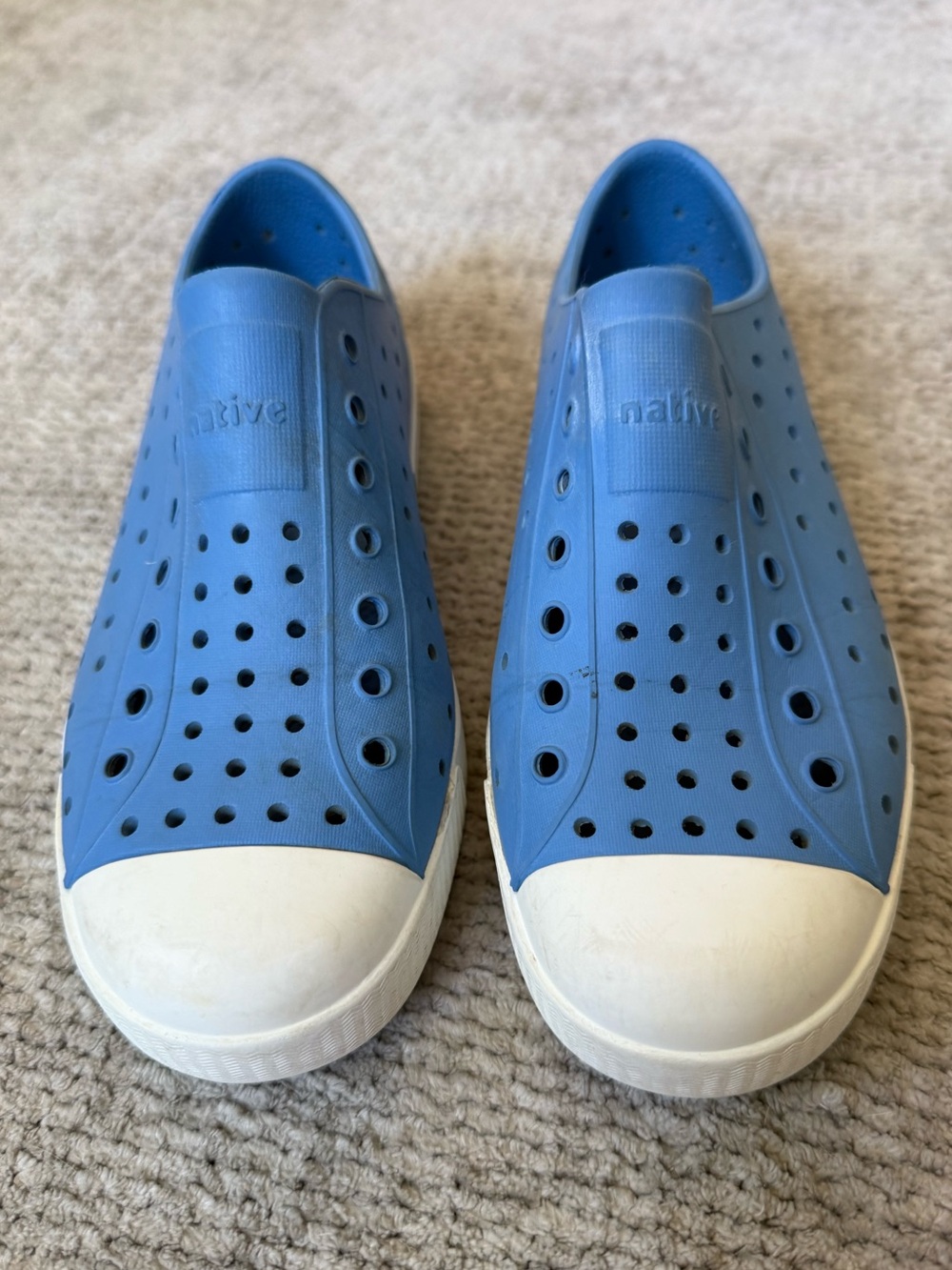 Native Jefferson Blue Slip On Water Shoes Sneakers Youth J3
